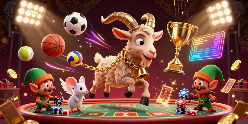 Socolive's unique holiday-horror casino scene with characters and dynamic sports elements.