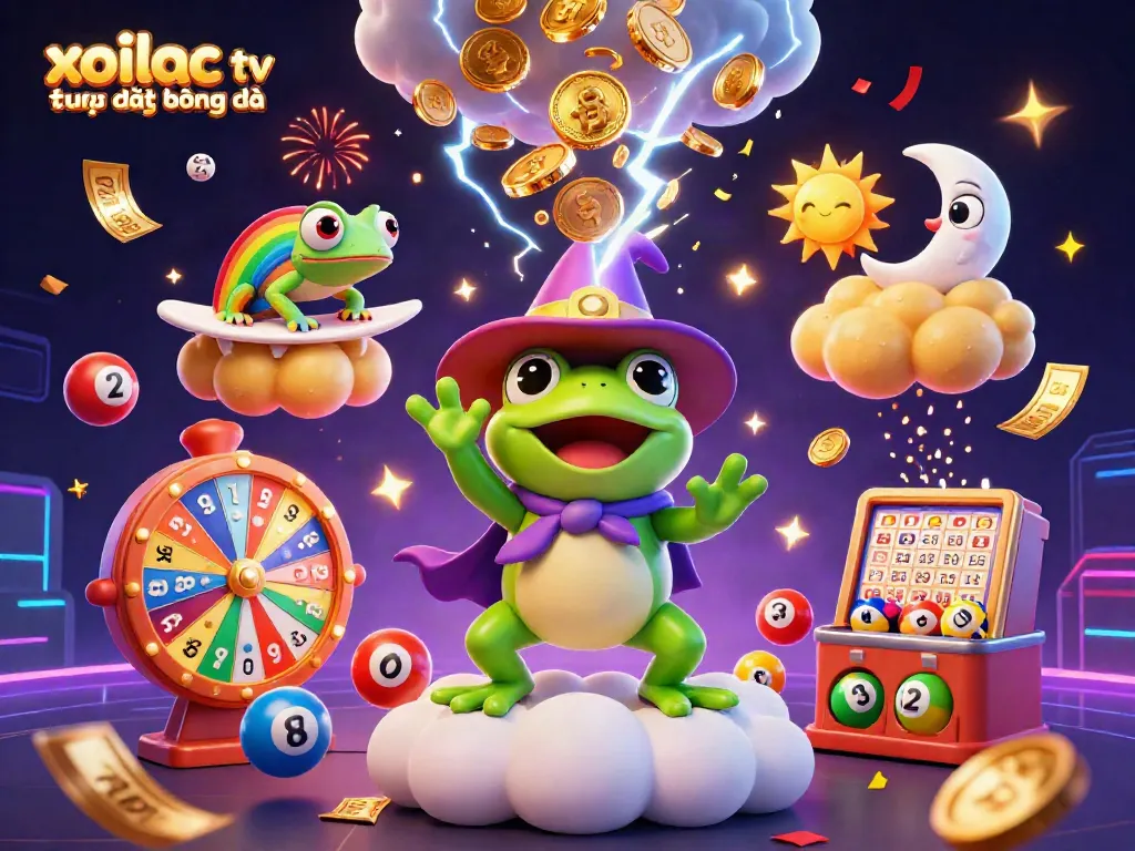 Experience the thrill of xoilac tv trực tiếp bóng đá with vibrant gaming imagery featuring a colorful scene of excitement and entertainment.